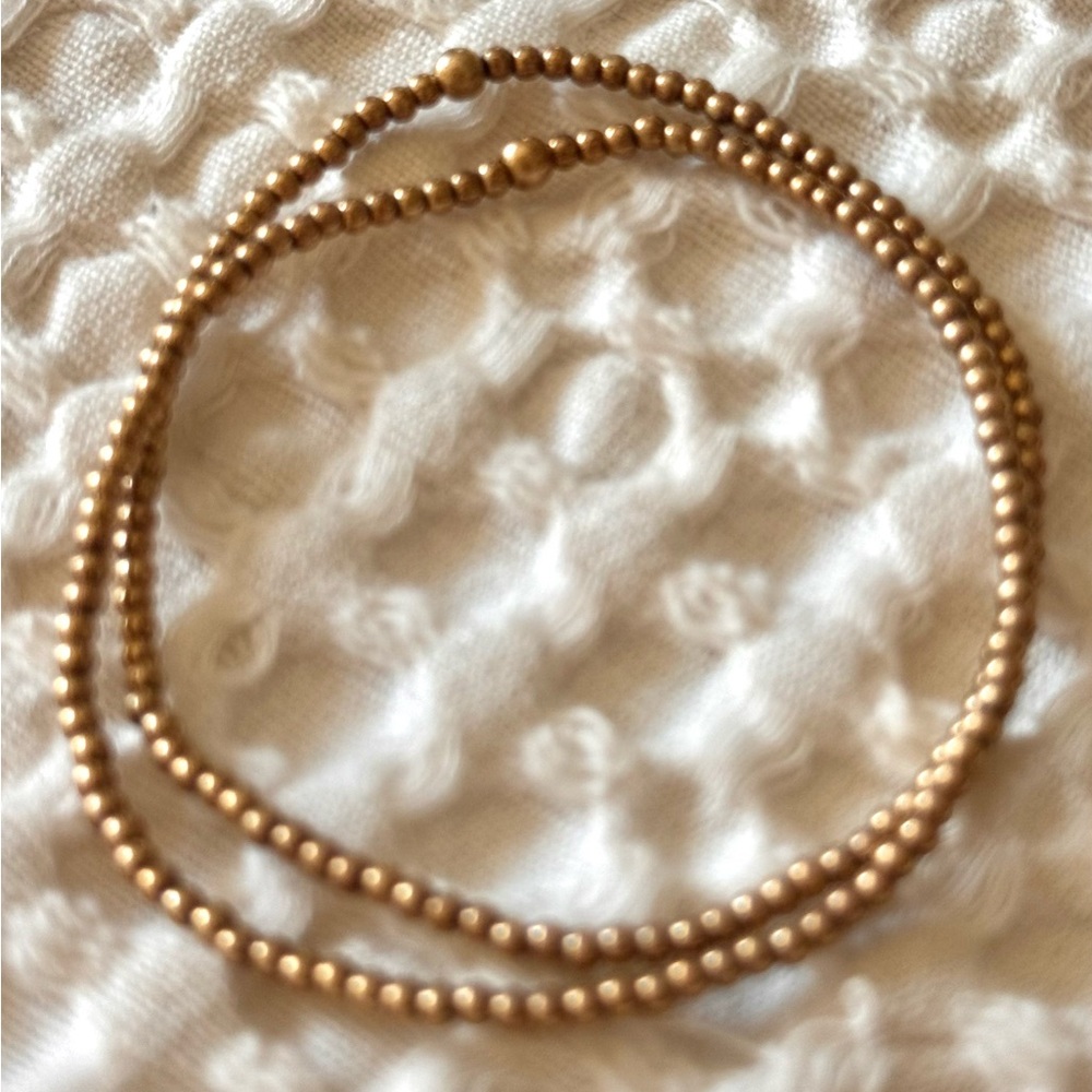 Kylar Mack 14k Gold 2mm Ball Bracelet